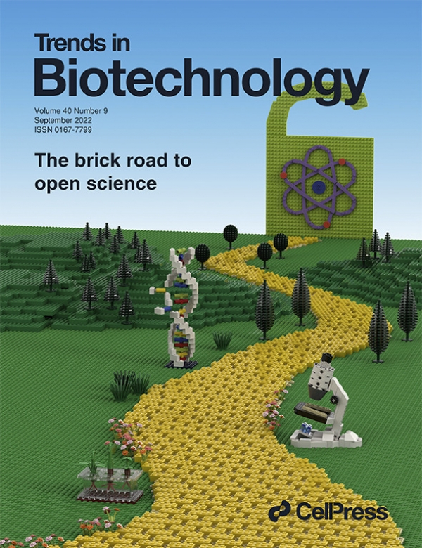 Couverture de Septembre de Trends in Biotechnology !