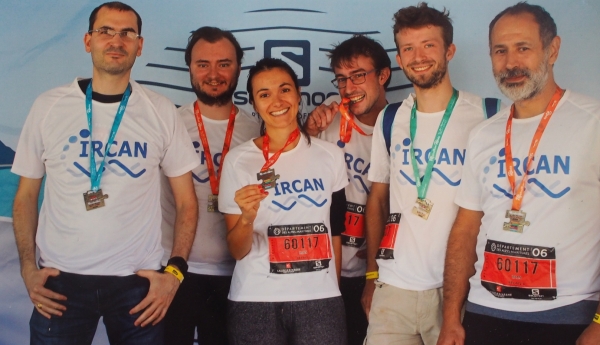 The IRCAN has participated in the 12th edition of the Nice-Cannes Marathon